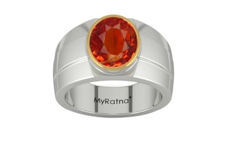 Goldcap Hessonite Garnet Ring Limited Quality (R1)