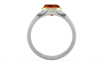 GoldCap Hessonite Garnet Ring Limited Quality (R10)