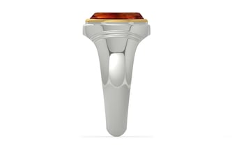 GoldCap Hessonite Garnet Ring Limited Quality (R7)