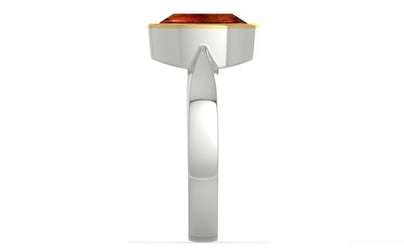 GoldCap Hessonite Garnet Ring Limited Quality (R9)