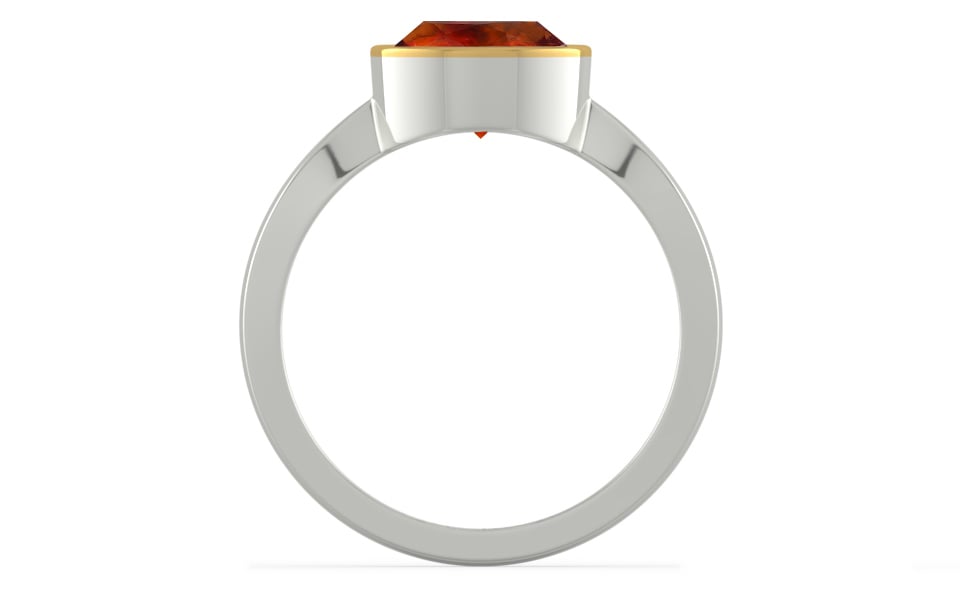 GoldCap Hessonite Garnet Ring Limited Quality (R9)