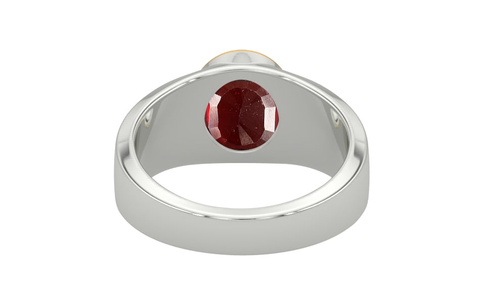GoldCap Hessonite Garnet Ring Prime Quality (R10)