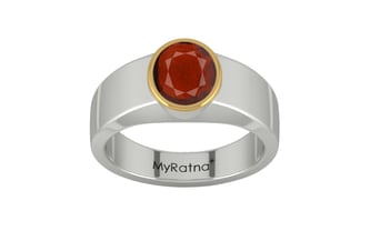 GoldCap Hessonite Garnet Ring Prime Quality (R10)