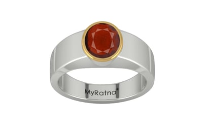 GoldCap Hessonite Garnet Ring Prime Quality (R10)