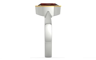 GoldCap Hessonite Garnet Ring Prime Quality (R9)