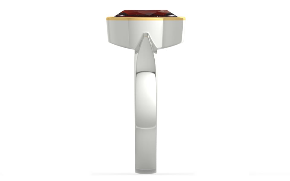 GoldCap Hessonite Garnet Ring Prime Quality (R9)