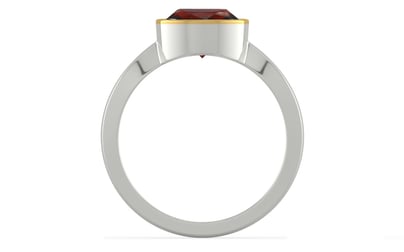 GoldCap Hessonite Garnet Ring Prime Quality (R9)