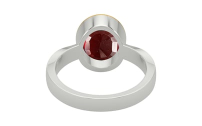 GoldCap Hessonite Garnet Ring Prime Quality (R9)