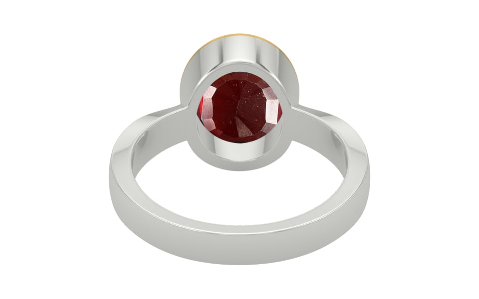 GoldCap Hessonite Garnet Ring Prime Quality (R9)