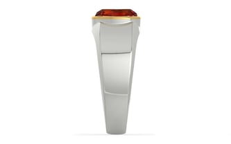 GoldCap Hessonite Garnet Ring Rare Quality (R10)