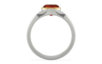 GoldCap Hessonite Garnet Ring Rare Quality (R10)