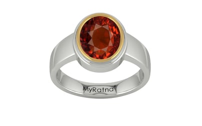 Goldcap Hessonite Garnet Ring Rare Quality (R3)