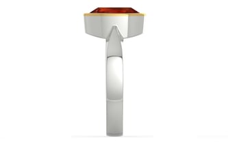 GoldCap Hessonite Garnet Ring Rare Quality (R9)