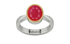 GoldCap Ruby Ring Prime Quality (R9)