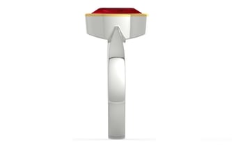 GoldCap Ruby Ring Rare Quality (R9)