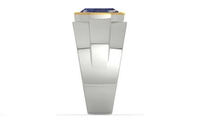 Goldcap Thailand Blue Sapphire Ring Fine Quality (R1)