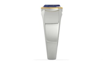 Goldcap Thailand Blue Sapphire Ring Fine Quality (R10)