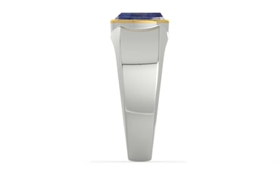 Goldcap Thailand Blue Sapphire Ring Fine Quality (R10)