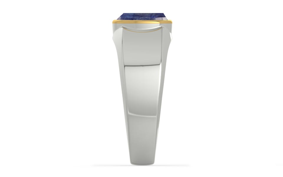 Goldcap Thailand Blue Sapphire Ring Fine Quality (R10)