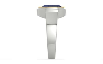 Goldcap Thailand Blue Sapphire Ring Fine Quality (R3)