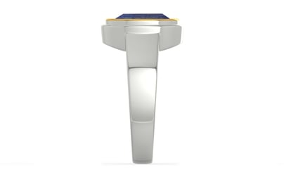 Goldcap Thailand Blue Sapphire Ring Fine Quality (R3)