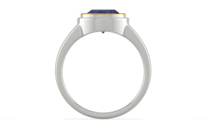 Goldcap Thailand Blue Sapphire Ring Fine Quality (R3)