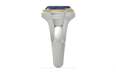 Goldcap Thailand Blue Sapphire Ring Fine Quality (R7)