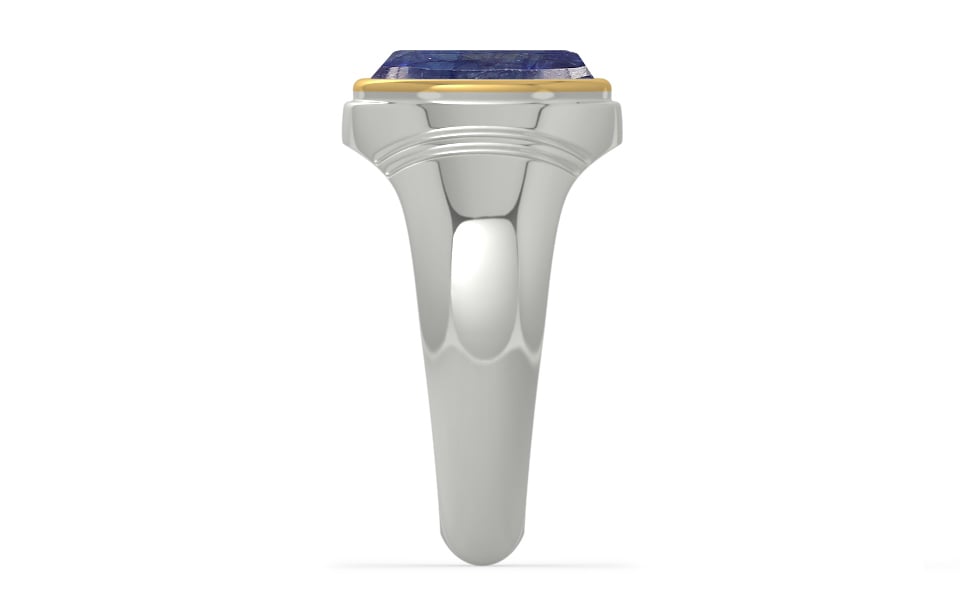 Goldcap Thailand Blue Sapphire Ring Fine Quality (R7)