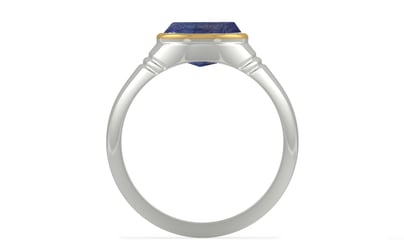 Goldcap Thailand Blue Sapphire Ring Fine Quality (R7)