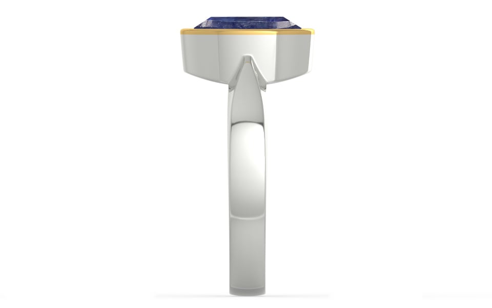 Goldcap Thailand Blue Sapphire Ring Fine Quality (R9)