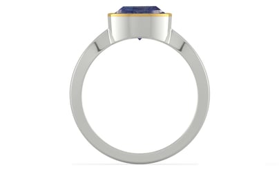Goldcap Thailand Blue Sapphire Ring Fine Quality (R9)