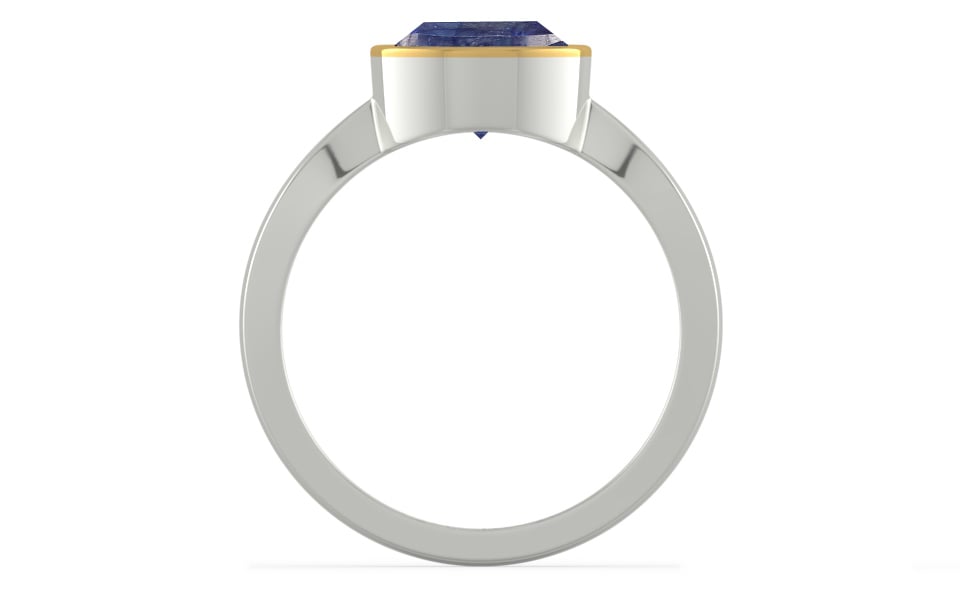 Goldcap Thailand Blue Sapphire Ring Fine Quality (R9)
