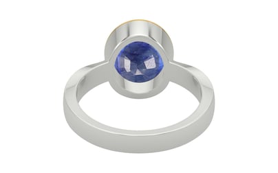 Goldcap Thailand Blue Sapphire Ring Fine Quality (R9)