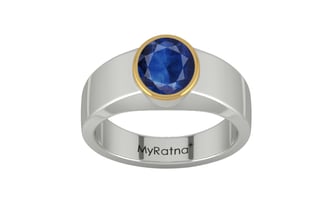 Goldcap Thailand Blue Sapphire Ring Limited Quality (R10)