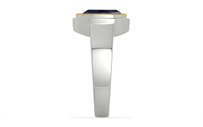 Goldcap Thailand Blue Sapphire Ring Limited Quality (R3)