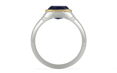 Goldcap Thailand Blue Sapphire Ring Limited Quality (R7)