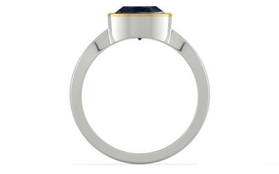 Goldcap Thailand Blue Sapphire Ring Limited Quality (R9)