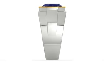 Goldcap Thailand Blue Sapphire Ring Prime Quality (R1)