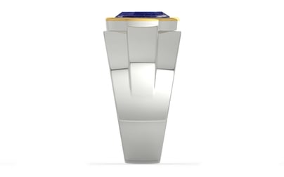 Goldcap Thailand Blue Sapphire Ring Prime Quality (R1)