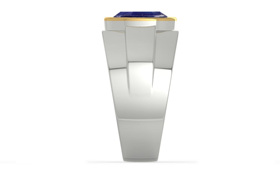 Goldcap Thailand Blue Sapphire Ring Prime Quality (R1)