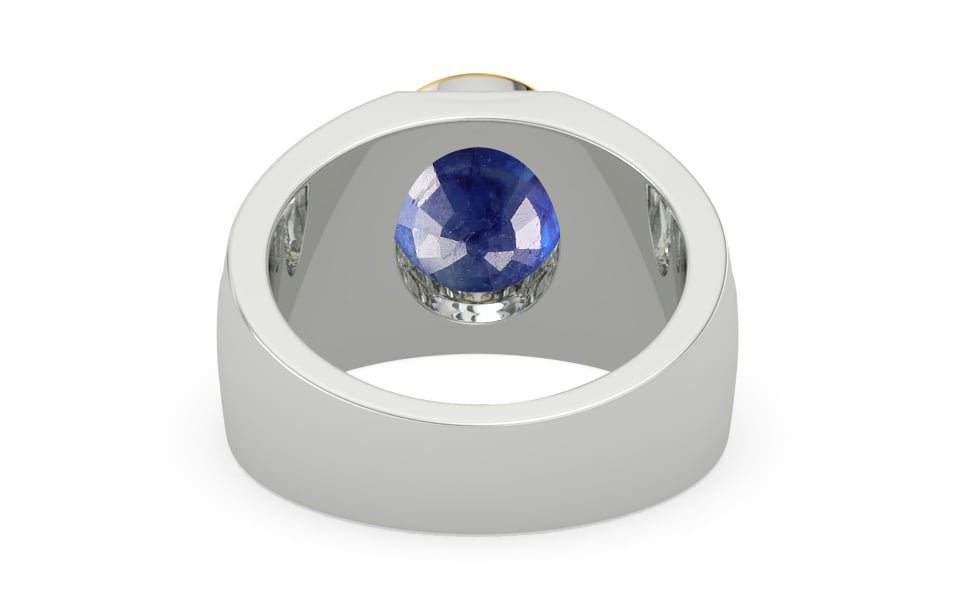 Goldcap Thailand Blue Sapphire Ring Prime Quality (R1)