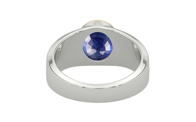 Goldcap Thailand Blue Sapphire Ring Prime Quality (R10)