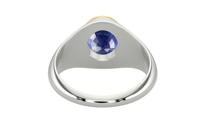 Goldcap Thailand Blue Sapphire Ring Prime Quality (R12)