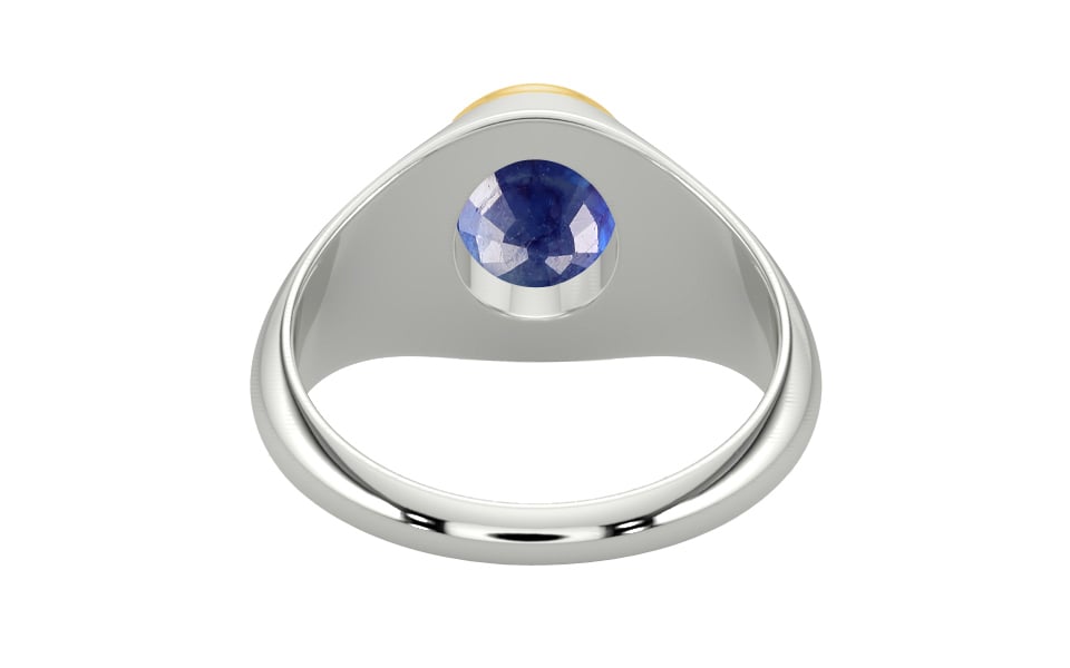 Goldcap Thailand Blue Sapphire Ring Prime Quality (R12)