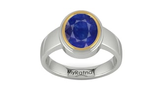 Goldcap Thailand Blue Sapphire Ring Prime Quality (R3)