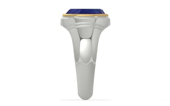 Goldcap Thailand Blue Sapphire Ring Prime Quality (R7)