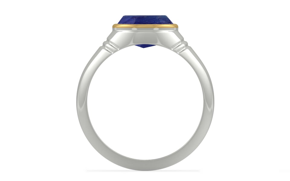 Goldcap Thailand Blue Sapphire Ring Prime Quality (R7)