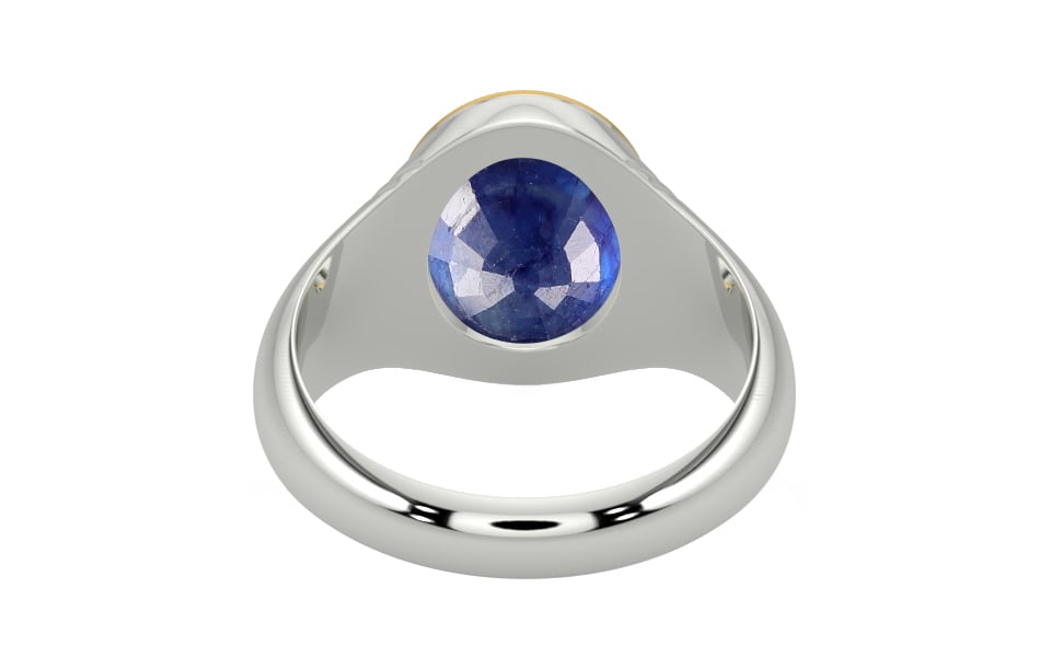 Goldcap Thailand Blue Sapphire Ring Prime Quality (R7)