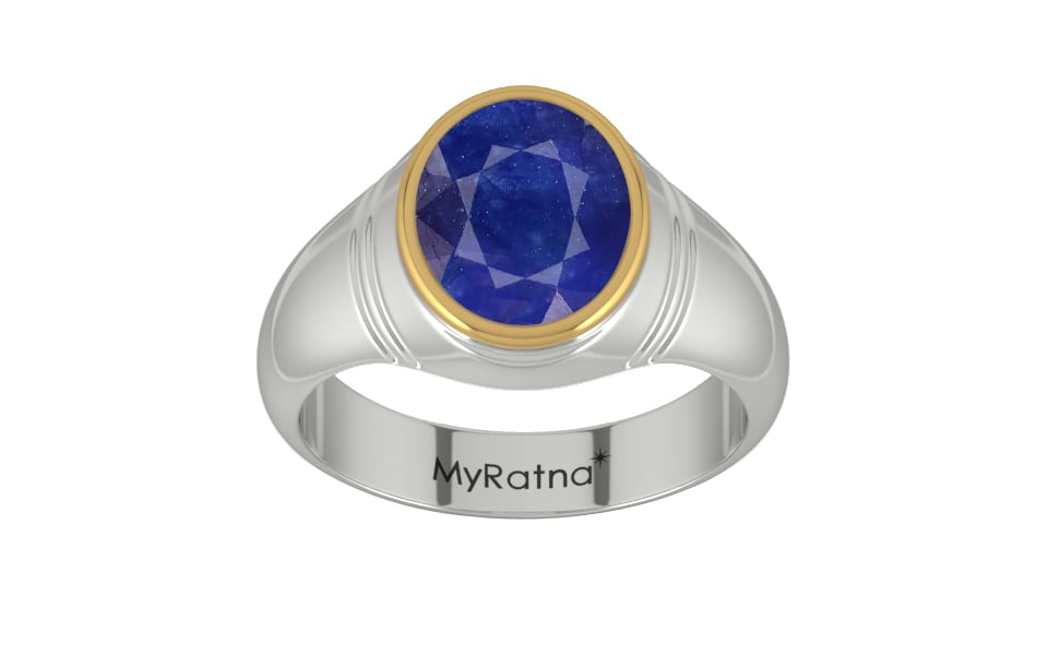 Goldcap Thailand Blue Sapphire Ring Prime Quality (R7)