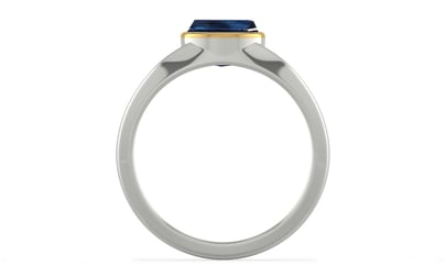 Goldcap Thailand Blue Sapphire Ring Rare Quality (R10)